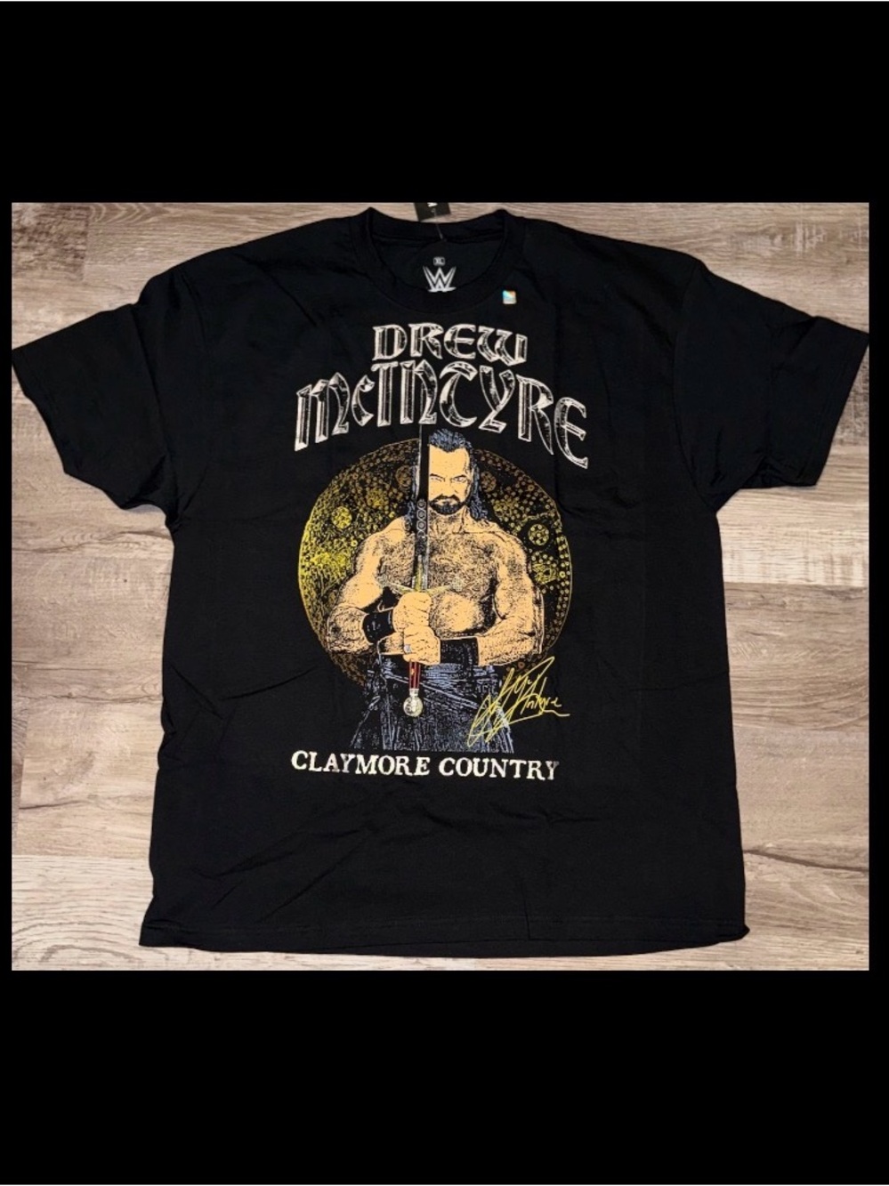 NWT WWE Drew Mcintyre Shirt Size XL
